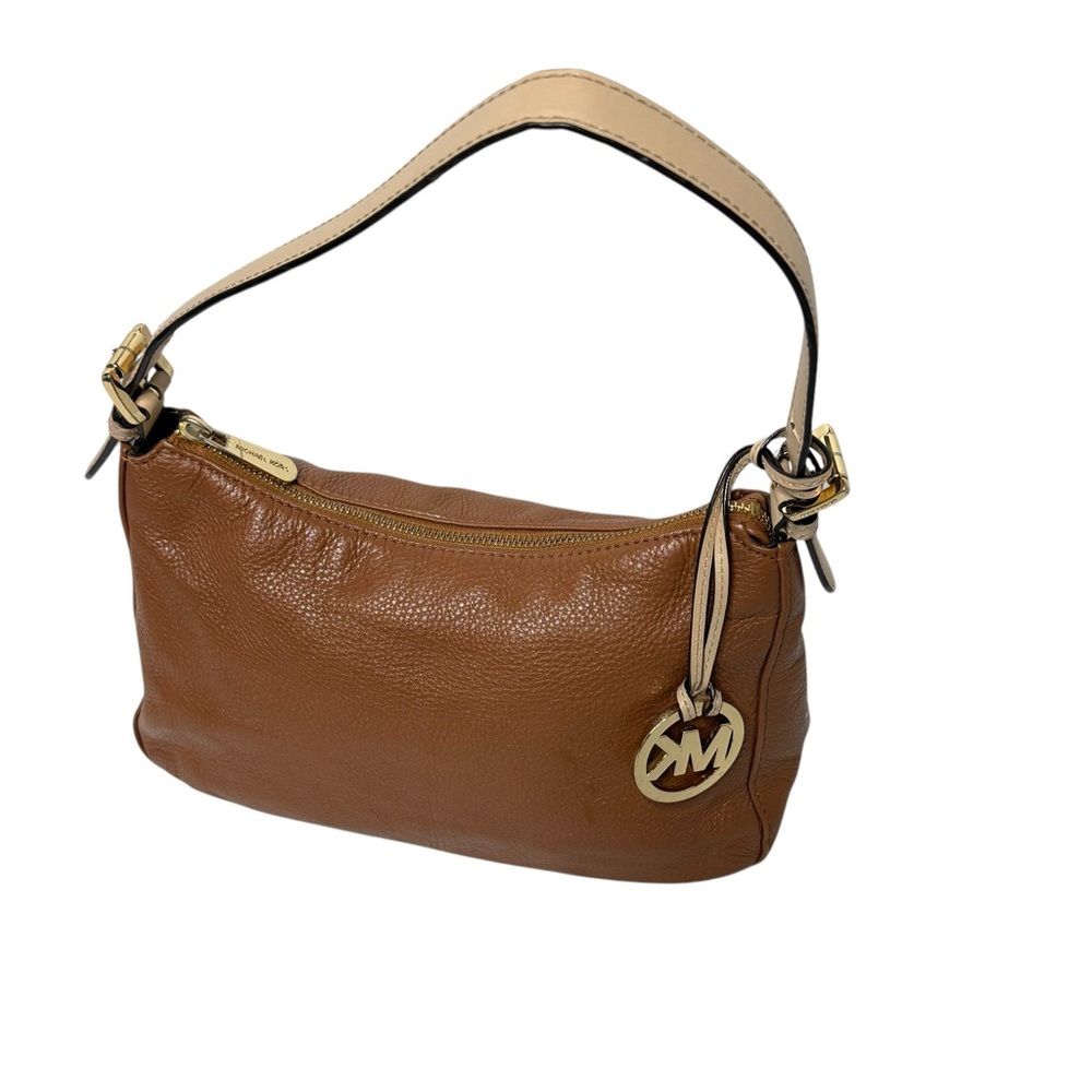 Michael kors brown leather shoulder bag